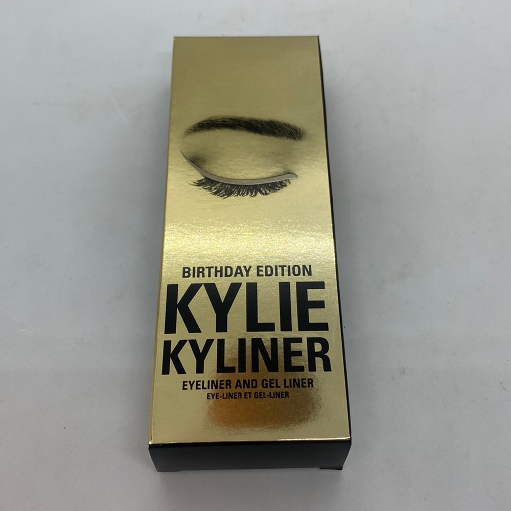 Kylie Kyliner Eye Brow Kit Birthday Edition Dark Bronze (products included)